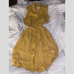 NWT Nanette Lepore mustard yellow dress